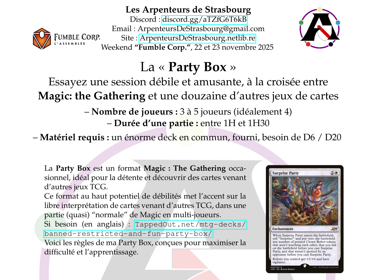 screenshot de démo du document « Party-Box.pdf »