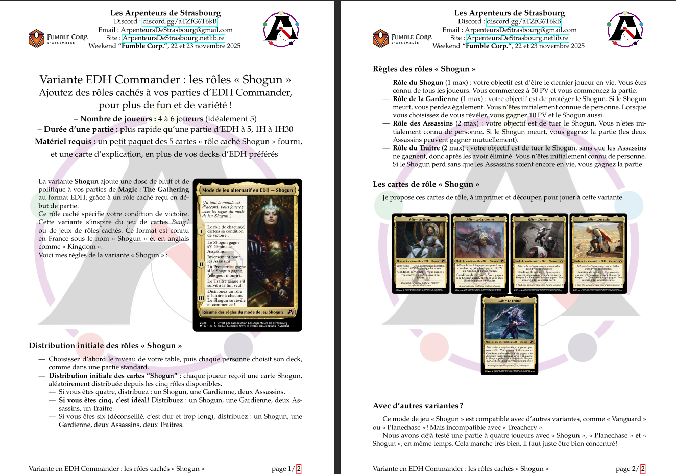 screenshot de démo du document « Shogun.pdf »
